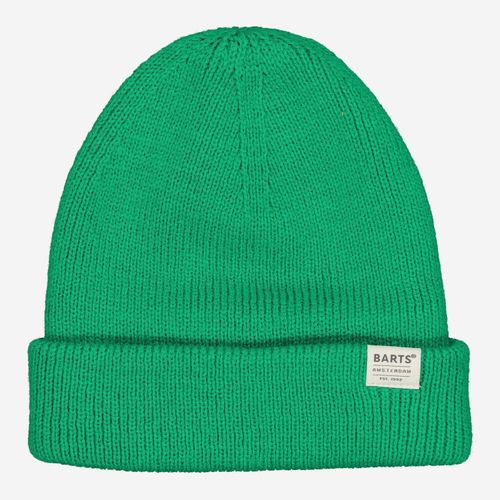 Grüne Mütze mit Logo-Detail