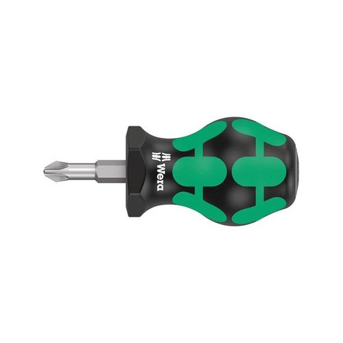 Wera 355 pz pozidriv-head stubby/carburetor screwdriver pz 2 x 25 mm