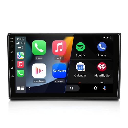 JUNSUN Carplay 9"Autoradio Für Audi A4 2000-2009 Android 15 GPS Navi WIFI BT DAB+ SWC USB 4GB+64GB Octa-Core