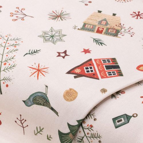 Baumwoll-Canvas Weihnachten „Doreen“, natur-color Image