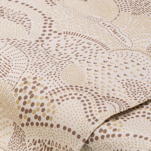 Beschichtetes Baumwollgewebe "Grafik", Brauntöne Image