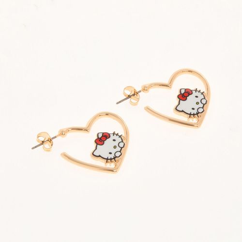 Goldfarbene Hello Kitty Creolen Image