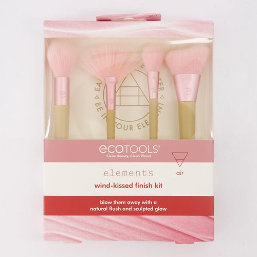 4-teiliges rosa Elements Wind Kissed Make-up-Pinsel-Set Image