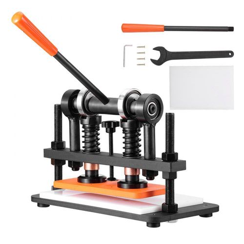 Leder-Stanzmaschine - Manuelle Lederschneidemaschine 26x12 cm - Leder Prägemaschine - 1,5 t Belastbare Leder-Stanzmaschine - Geeignet für Leder, PVC/EVA-Schaumstoff - Nicht-klebende Materialien.