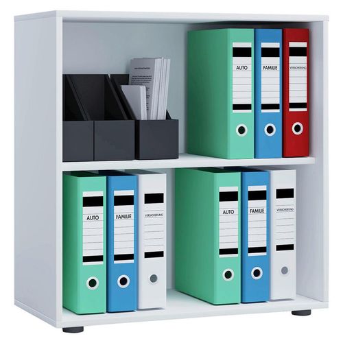 Mid.you Aktenregal , Weiß , Holzwerkstoff , 1 Fächer , 70x74x37 cm , Arbeitszimmer, Büroregale, Aktenregale