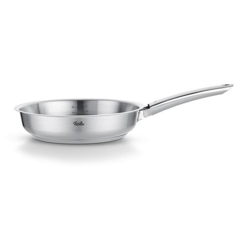 Fissler Bratpfanne Pure, Silber, Metall, Made in Germany, backofengeeignet, Kochen, Pfannen, Bratpfannen