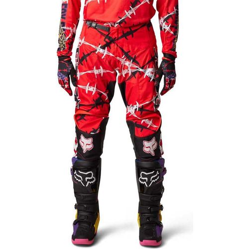 Fox Racing Mx 180 Barbed Wire Spezielle Ausgabe Offroad-hosen Rot 28 Herren Rot 28