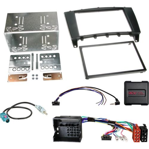 2-DIN Kit passend für Mercedes C-Klasse/CLC-Klasse/G-Klasse LFB/Antenne