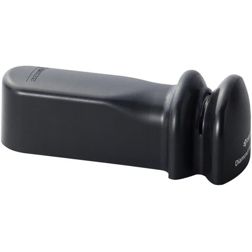 Messerschärfer KYOCERA "RSD-01 BK", schwarz, B:4,5cm H:4cm L:12,5cm, Kunststoff, Messerschärfer, für Keramik- und Stahlmesser