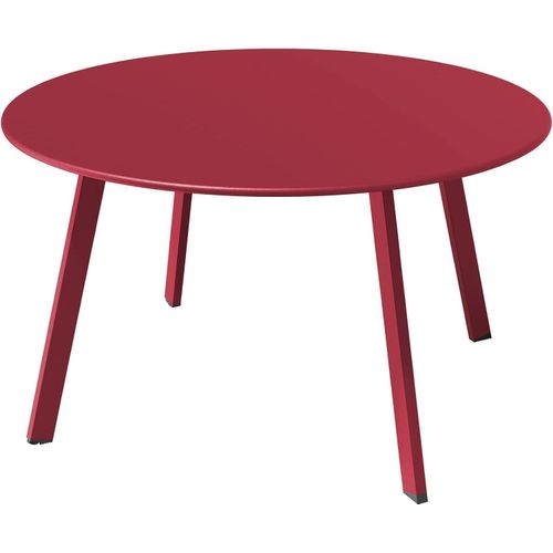 Kaffeetisch Beistelltisch Outdoor Tisch 75 kg, Bossa Nova Rot