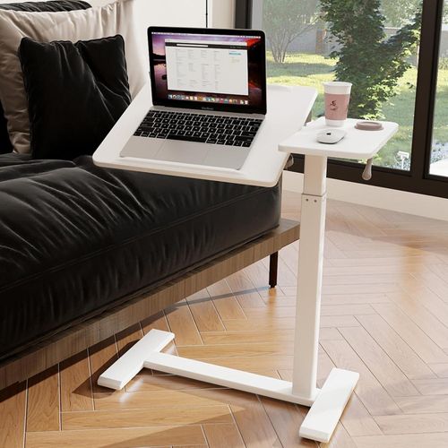 Höhenverstellbarer Laptoptisch mit Rollen und Neigung bis