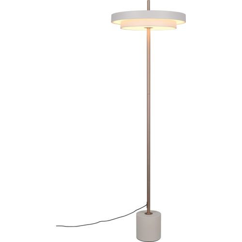 TRIO-Leuchten Stehleuchte KEATON DH 40x138 cm grau Stehlampe