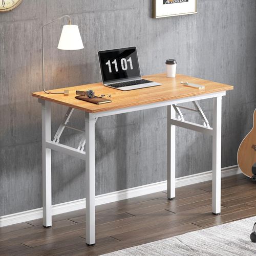 Kleiner Klapptisch 80 x 40 cm PC Schreibtisch Bürotisch Home Office Eckschreibtisch