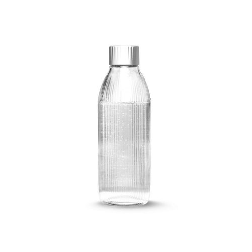 mysoda Wassersprudler-Flasche Glasflasche für Glassy Kollektion, Transparent, Glas, 1 L, 28 cm, Küchengeräte, Wasseraufbereitung, Wassersprudler