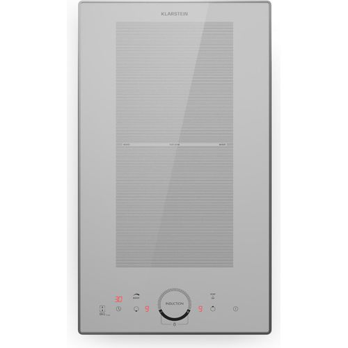 Klarstein Induktionskochfeld 2 Platten, Einbau-Induktionskochfeld mit 2 Kochfelder, 3500 Watt Induktionskochfeld, Induktion Kochfeld mit Touch-Bedienfeld & Timer, Effizienter Elektro Induktions-Herd