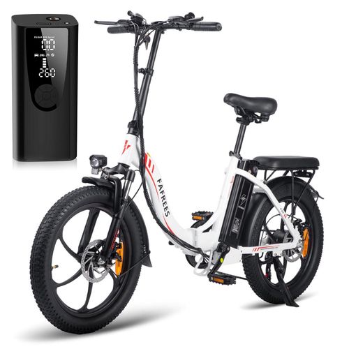 E-Bike Klapprad, 20 Zoll, Elektrofahrrad mit 720 Wh Akku, 75-90 km Reichweite, 250 W Motor, IP54 & Federung, faltbar, LCD Display, 3 Fahrmodi, F20+