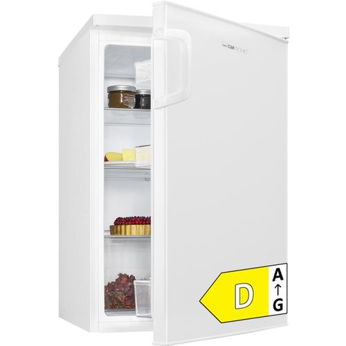 Clatronic Kühlschrank ohne Gefrierfach | | 84,5cm | Vollraumkühlschrank | leise 39dB | 0°C - 8°C | Kühlschrank klein | VS 100 weiß