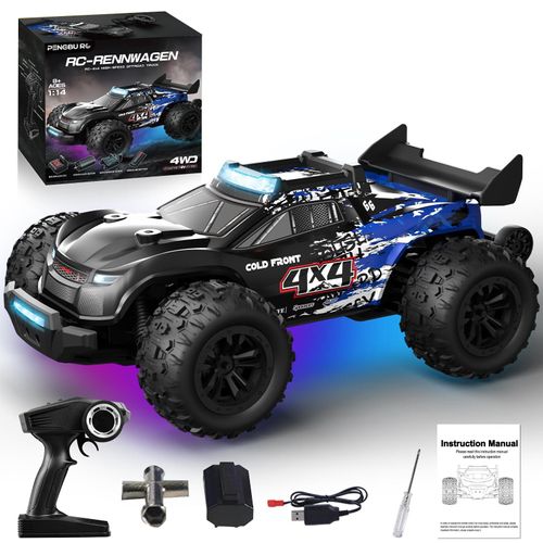 RC-Auto 1:14 Brushless Ferngesteuertes Auto Erwachsene, 50 KM/H RC 4WD Offroad