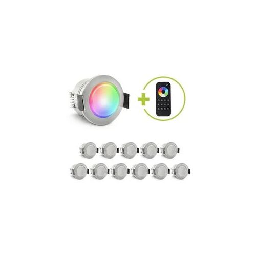 Einbaustrahler Mini Genova 3W RGBW IP65 - Farbe: acryl - Anzahl: 12x Image