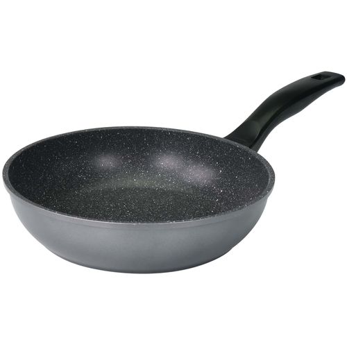 Schmorpfanne STONELINE, grau, H:6cm Ø:24cm, Pfannen, Induktion