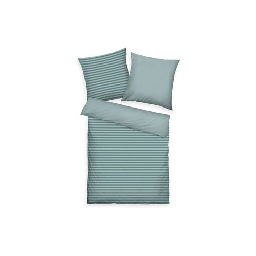 Bettwäsche TOM TAILOR HOME "Renforcé 65/100+160/210 cm", blau (petrol), Renforcé (Bio-Baumwolle), B/L:, Renforcé (Bio-Baumwolle), Obermaterial: 100% Baumwolle, Bettwäsche, Bettwäsche