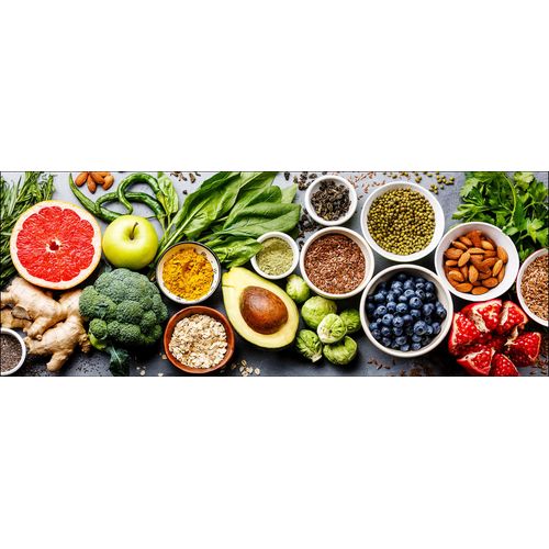 Glasbild FRUITS AND VEGETABLES