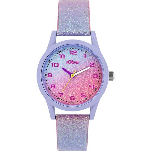 Quarzuhr S.OLIVER, bunt, Armbanduhren, Kinder, Armbanduhr, Kinderuhr, Mädchen, Geschenkidee, Geburtstag, Schulanfang
