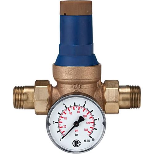 Riegler Druckregler für Trinkwasser, DVGW-, R 1 1/4, 1,5 - 6 bar