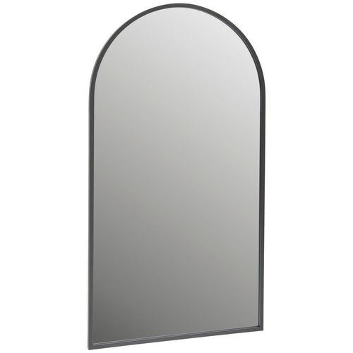 Mid.you Wandspiegel, Schwarz, Metall, Glas, Holzwerkstoff, rechteckig, 88x160x2.5 cm, Spiegel, Wandspiegel