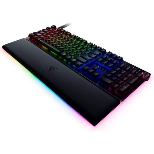 Razer Huntsman V2, Tenkeyless (80 - 87 %), Kabelgebunden, USB, QWERTY, RGB-LED, Schwarz