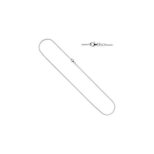 Silberkette JOBO, silber (silber 925), Halsketten, Damen, Silber 925 (Sterlingsilber), L: 40, Silberkette, Schlangenkette 925 Silber 40 cm 1,3 mm