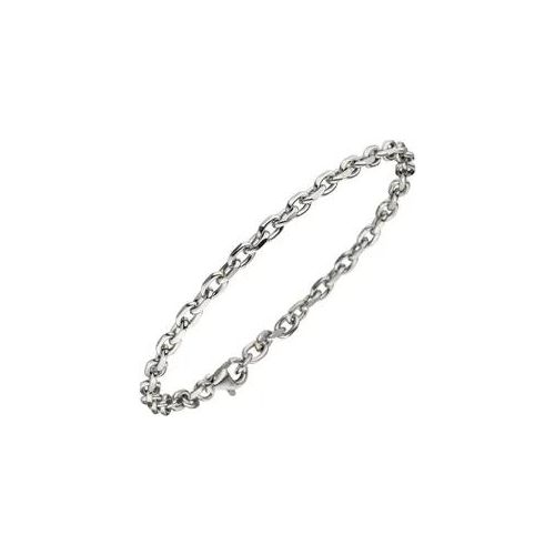 Silberarmband JOBO, silber (silber 925), Armbänder, Damen, 21cm, Silber 925 (Sterlingsilber), Silberarmband, Ankerarmband 925 Silber diamantiert 21 cm