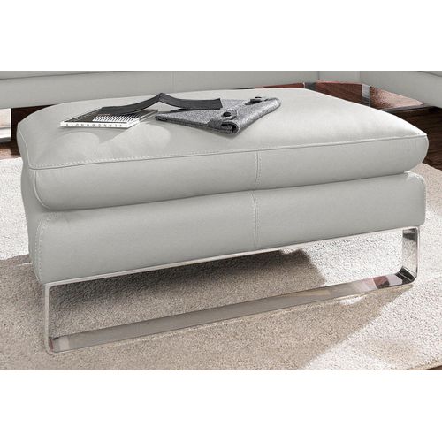 Hocker CALIA ITALIA "Dave", grau, B:95cm H:42cm T:68cm, Hocker, Hocker, mit Kufenfuß