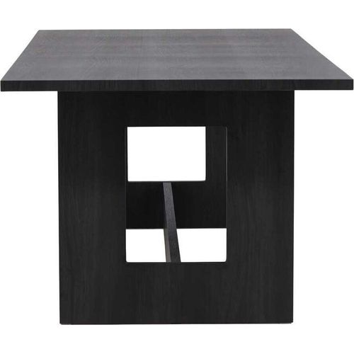 Venture Home Rechteckiger Esstisch Milly Schwarz