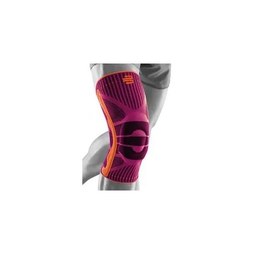 Kniebandage BAUERFEIND "Knee Support", Gr. M, pink, Obermaterial: 57% Baumwolle, 41% Polyester, 2% Elasthan, Bandagen Kniebandage