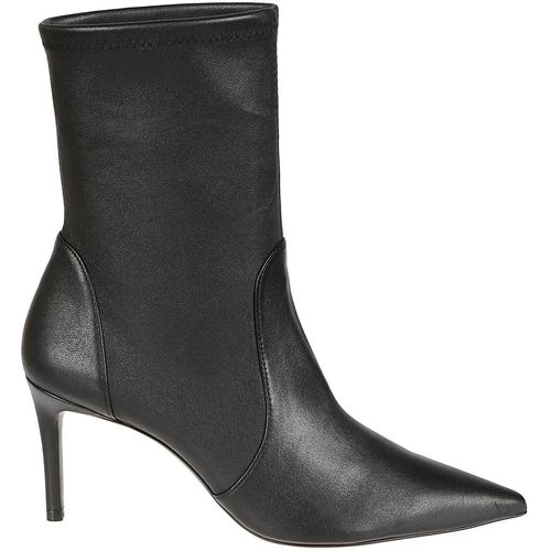 Stuart Weitzman Stiefel - Stuart Power Bootie 75 Ankle Boots Black - Gr. 39 (EU) - in Schwarz - für Damen