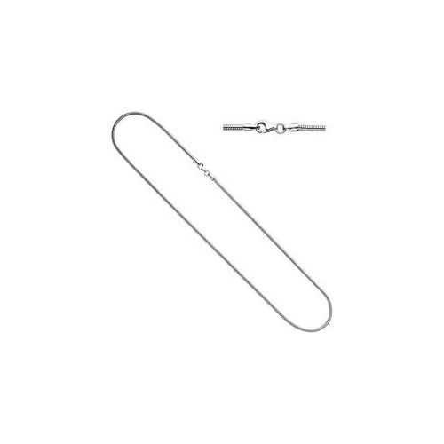 Silberkette JOBO, silber (silber 925), Halsketten, Damen, Silber 925 (Sterlingsilber), L: 60, Silberkette, Schlangenkette 925 Silber 60 cm 1,9 mm