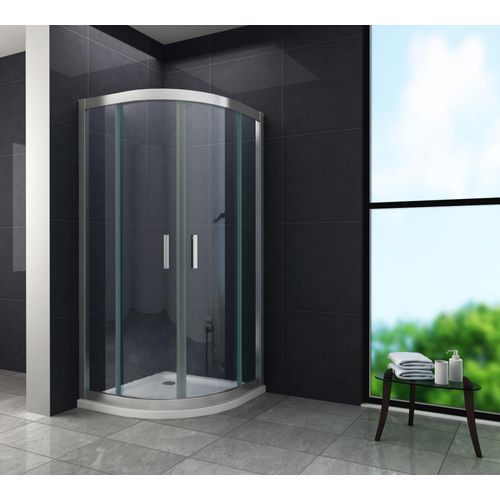 Duschkabine FRESH 90 x 90 x 195 cm (Viertelkreis)