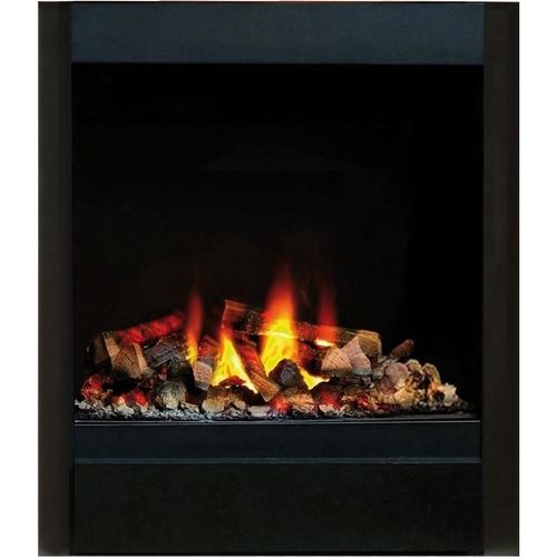 Dimplex Albany Opti-myst Elektroeinsatz: schwarz lackierter Stahl (Standard)