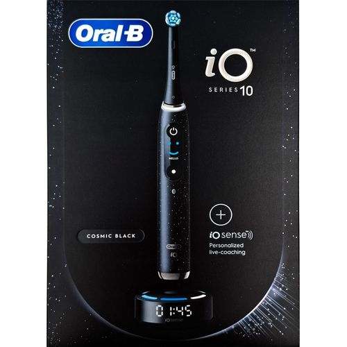 Oral-B | Electric Toothbrush | iO10 Series | Rechargeable | For adults | Number of brush heads included 1 | Number of teeth brushing modes 7 | Cosmic Black