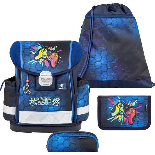 Belmil Schulranzen Set Gaming "Game On" 1.Klasse Jungen Einschulung Grundschule CLASSY