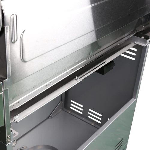 Verstellbare Fettauffangwanne 60-80 cm - Universelle Auffangwanne für 3/4/5 Brenner Grill - Nexgrill Charbroil Dyna Glo - Fettreservoirs