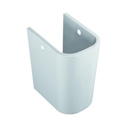 VIGOUR Halbsäule z.HWB derby/derbystyle/clivia/ clivia eckig inkl.Befest. weiss