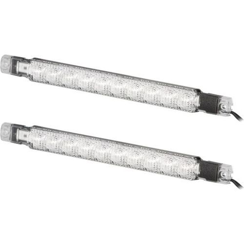 Tagfahrleuchten-Set Fahrzeugfront 12 V 3 W LED glasklar HELLA für AGCO