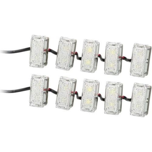 Tagfahrleuchten-Set Fahrzeugfront 24 V 4 W LED glasklar HELLA für NOGE