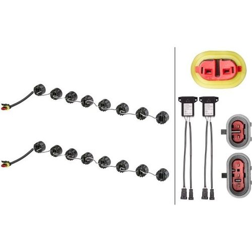 Tagfahrleuchten-Set Fahrzeugfront 24 V 6 W LED glasklar HELLA für u.a. DAF