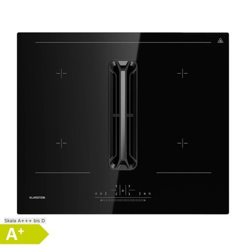 AirJet 60 Down Air System Induktionskochfeld mit Abzugshaube 10000 W 600 m³/h Boost Schwarz