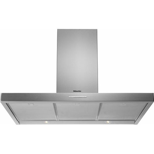 MIELE Wandhaube "PUR 98 W", Energieeffizienz: A (A+++-D), silber (edelstahlfarben), B:89,8cm H:68,5cm T:50cm, Dunstabzugshauben, Für jede Wohnsituation passend – abluft- und umluftfähig