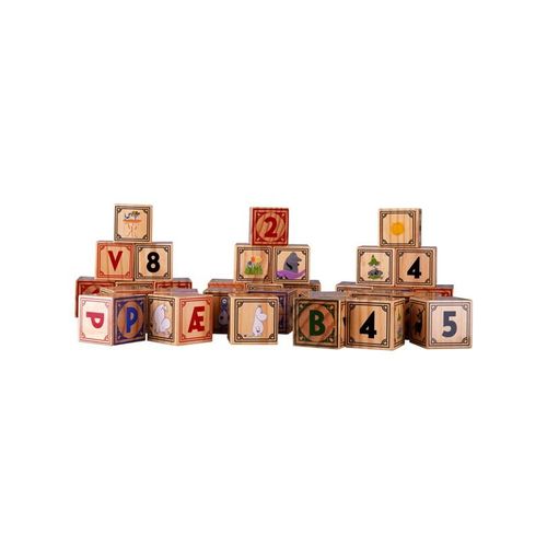 Barbo Toys Moomin Wooden Alphabet Blocks