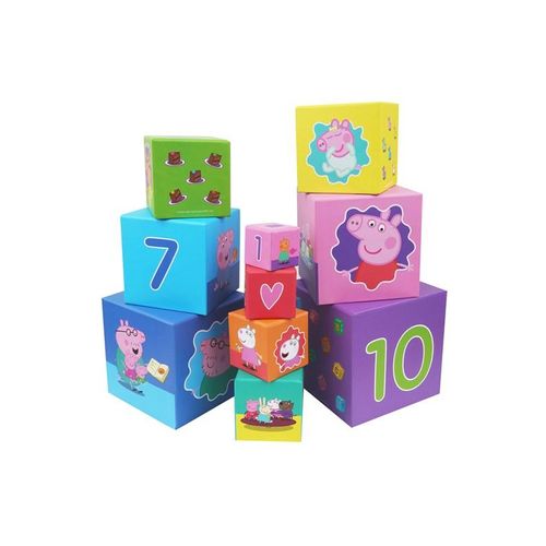 Barbo Toys Peppa Pig Stacking Cubes (10 cubes)